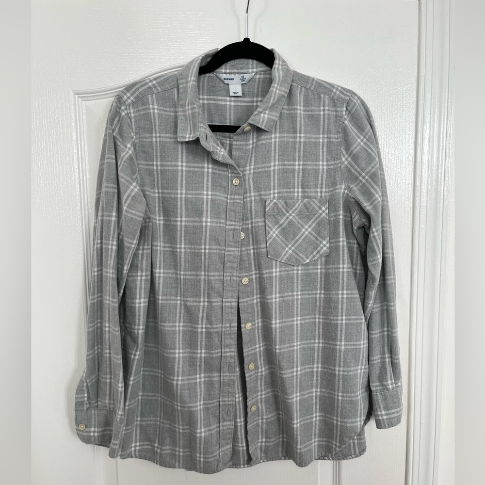 Cozy cotton flannel button up
